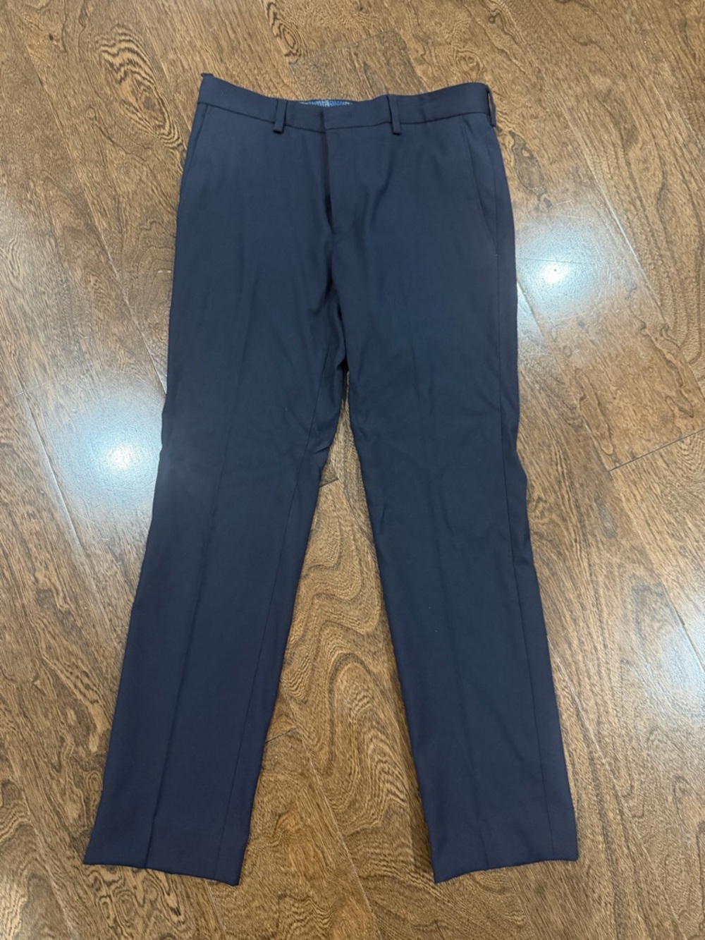 Boy’s Navy Dress Pants - Classic Straight/Slim Fit